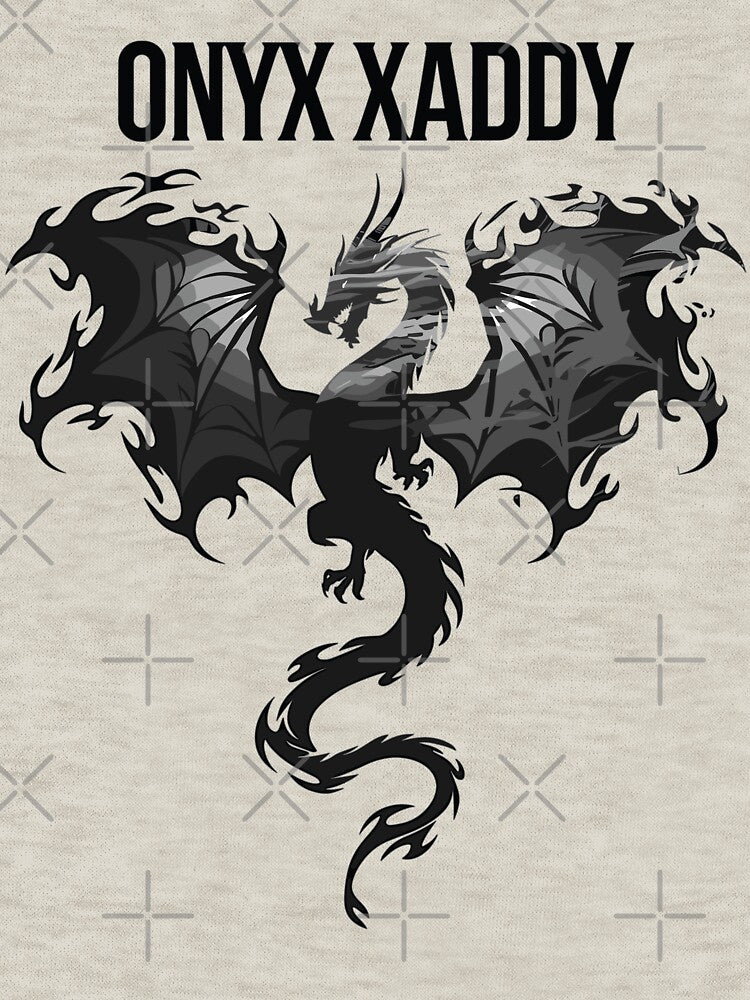ONYX Xaddy Dragon Black - Bold & Mystical Art by Aagnyes T-Shirts, Hoodie, Sweatshirt | BlankRebels.com (Image 3)