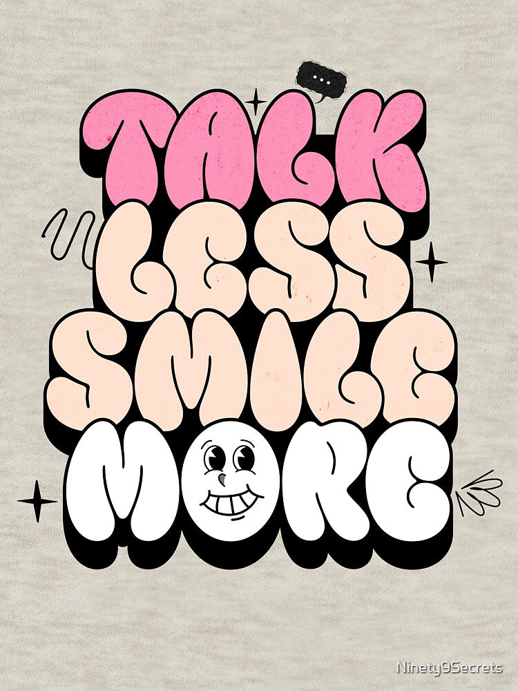 Introvert Quote Talk Less Smile More by Ninety9Secrets T-Shirts, Hoodie, Sweatshirt | BlankRebels.com (Image 3)