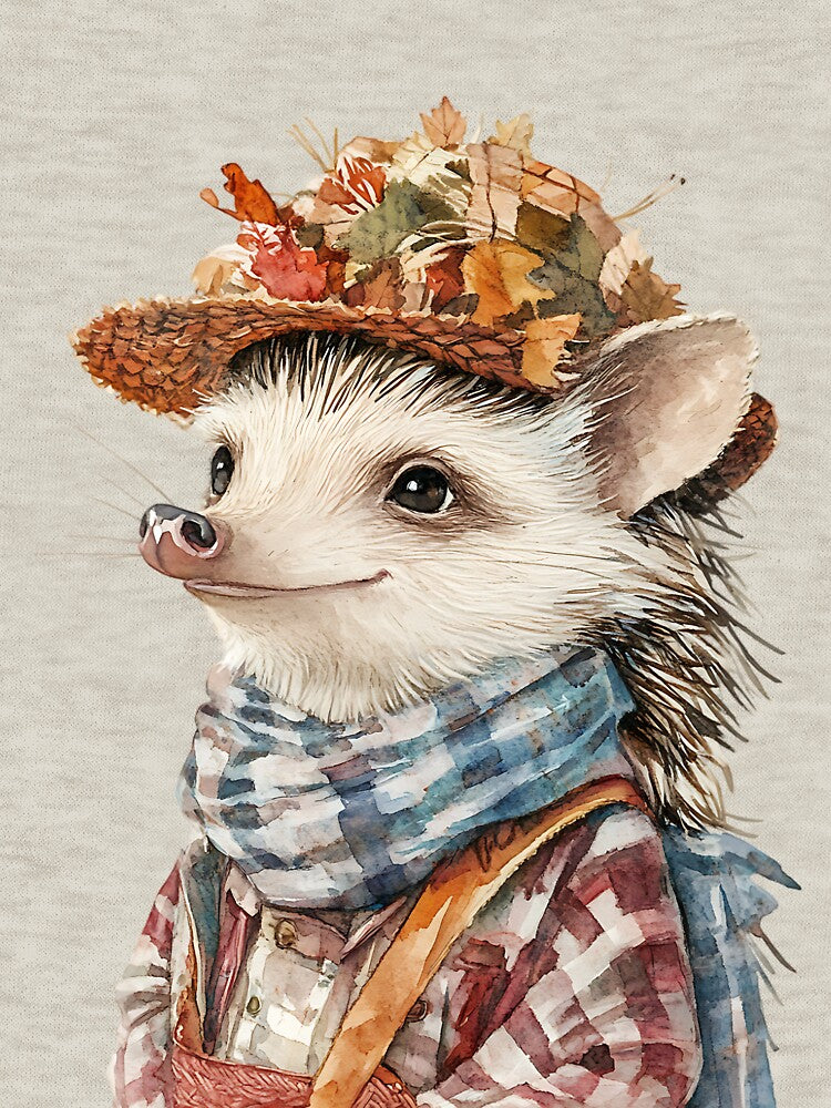 Earthy Cottagecore Hedgehog by bapupa T-Shirts, Hoodie, Sweatshirt | BlankRebels.com (Image 3)