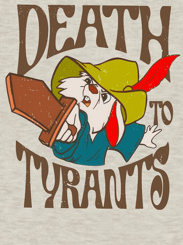 Retro 70S Skippy Rabbit Death To Tyrants by Azizw09 T-Shirts, Hoodie, Sweatshirt | BlankRebels.com (Image 3)