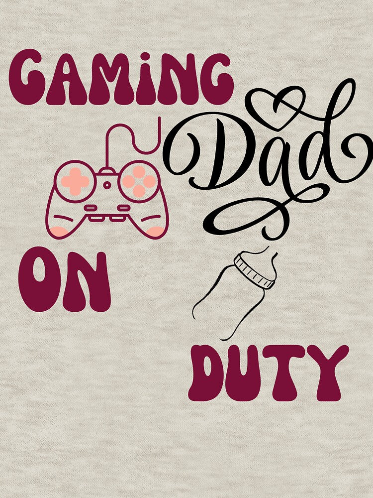 Gaming Dad On Duty – Funny Gamer Dad Design Gift by Reasmerch T-Shirts, Hoodie, Sweatshirt | BlankRebels.com (Image 3)