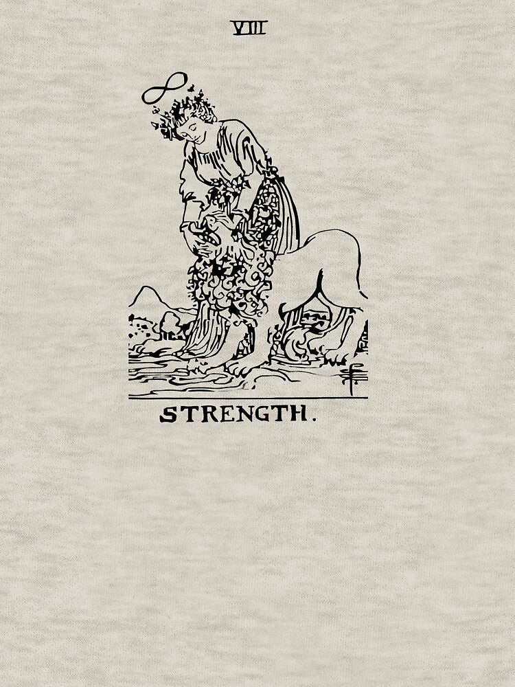 Strength tarot card deck by Michallandsberg T-Shirts, Hoodie, Sweatshirt | BlankRebels.com (Image 3)