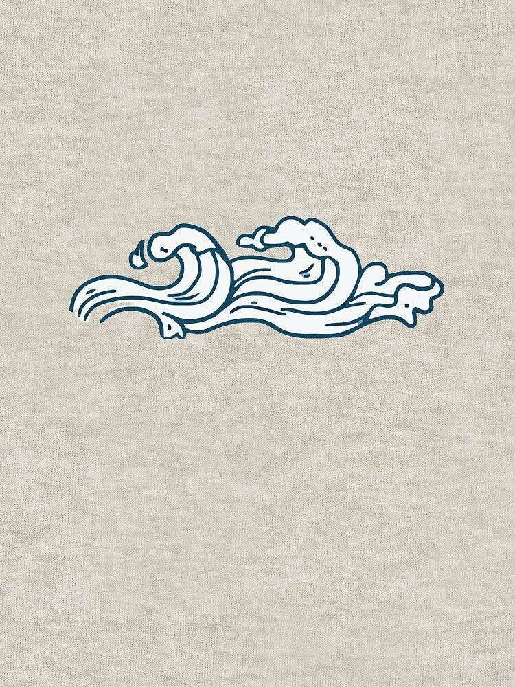 ocean waves art by zaher97 T-Shirts, Hoodie, Sweatshirt | BlankRebels.com (Image 3)