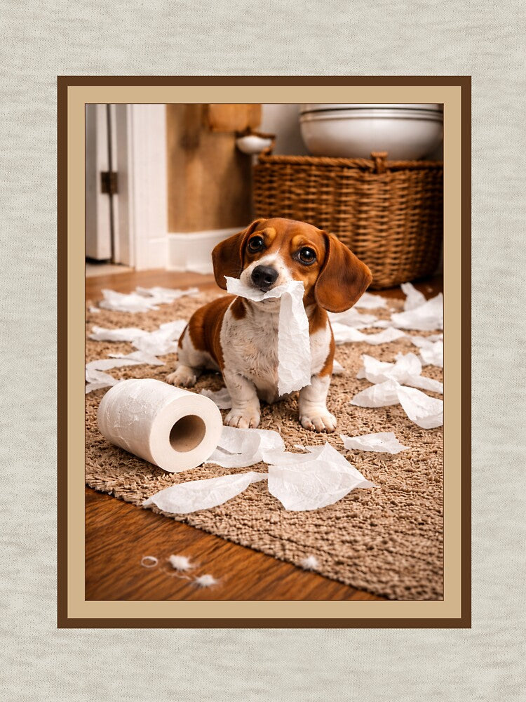 Puppy Got Into Some Mischief by dontcryimhere