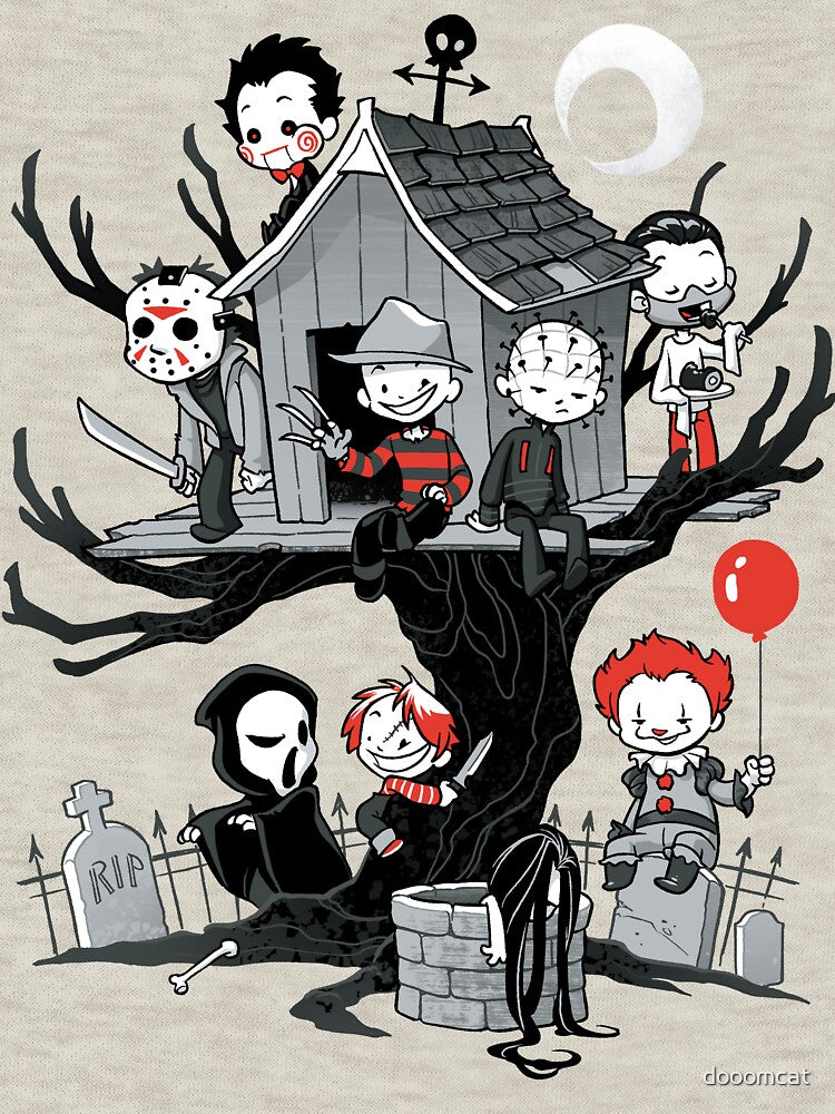Horror House by dooomcat T-Shirts, Hoodie, Sweatshirt | BlankRebels.com (Image 3)
