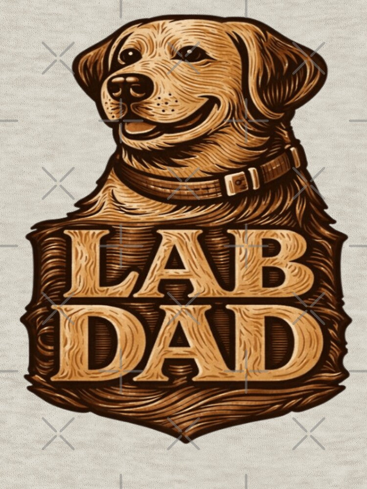 Lab Dad – Vintage Woodcut Labrador Typography by PawPrintCustom T-Shirts, Hoodie, Sweatshirt | BlankRebels.com (Image 3)