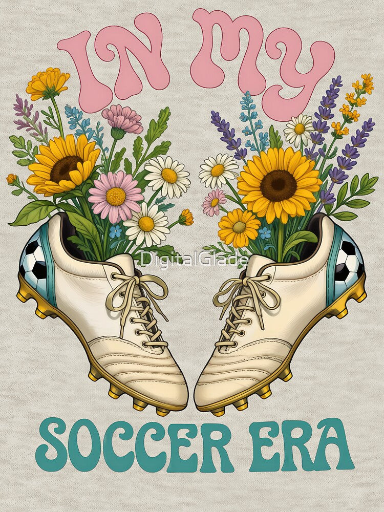 In My Soccer Era - Floral Cleats by DigitalGlade T-Shirts, Hoodie, Sweatshirt | BlankRebels.com (Image 3)