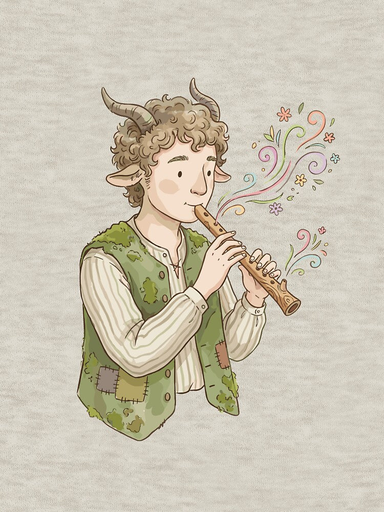Vintage Cottagecore: Moss-Vest Satyr by bapupa T-Shirts, Hoodie, Sweatshirt | BlankRebels.com (Image 3)
