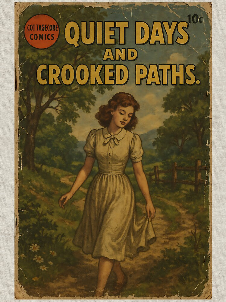 Cottagecore Aesthetic: Quiet days and crooked paths by bapupa T-Shirts, Hoodie, Sweatshirt | BlankRebels.com (Image 3)