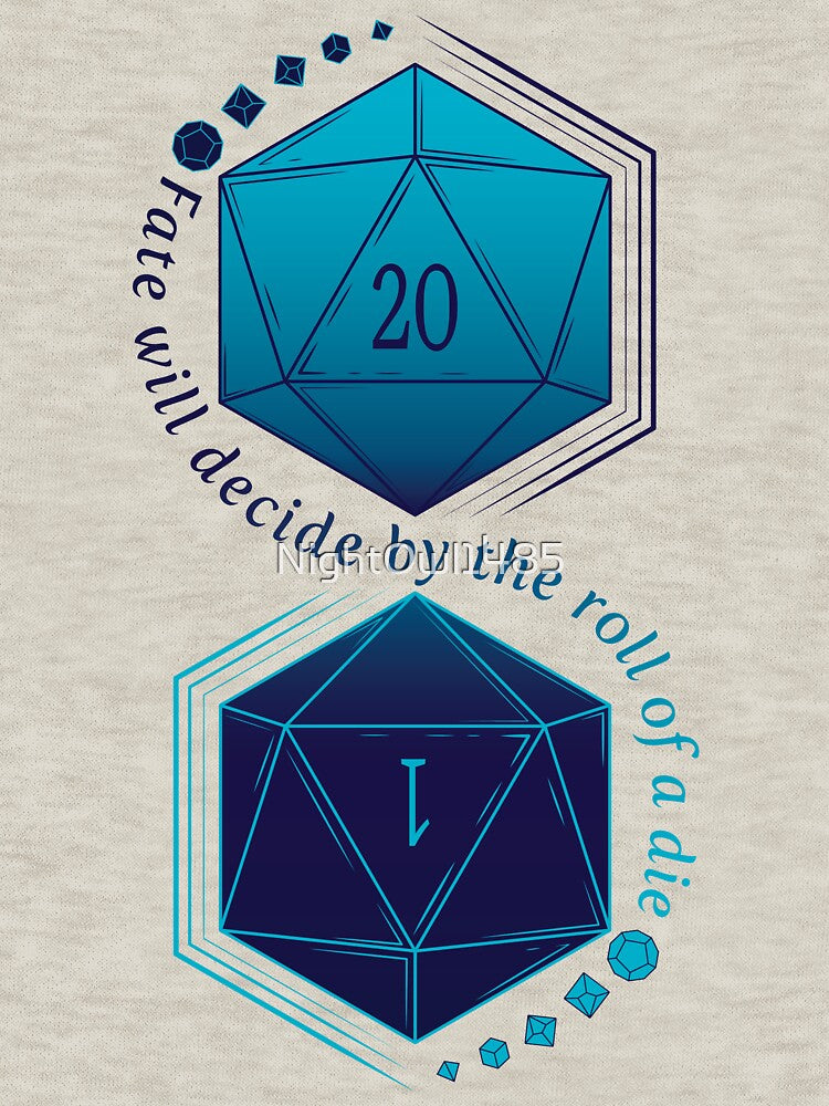 Fate Will Decide Blue by NightOwl1485 T-Shirts, Hoodie, Sweatshirt | BlankRebels.com (Image 3)