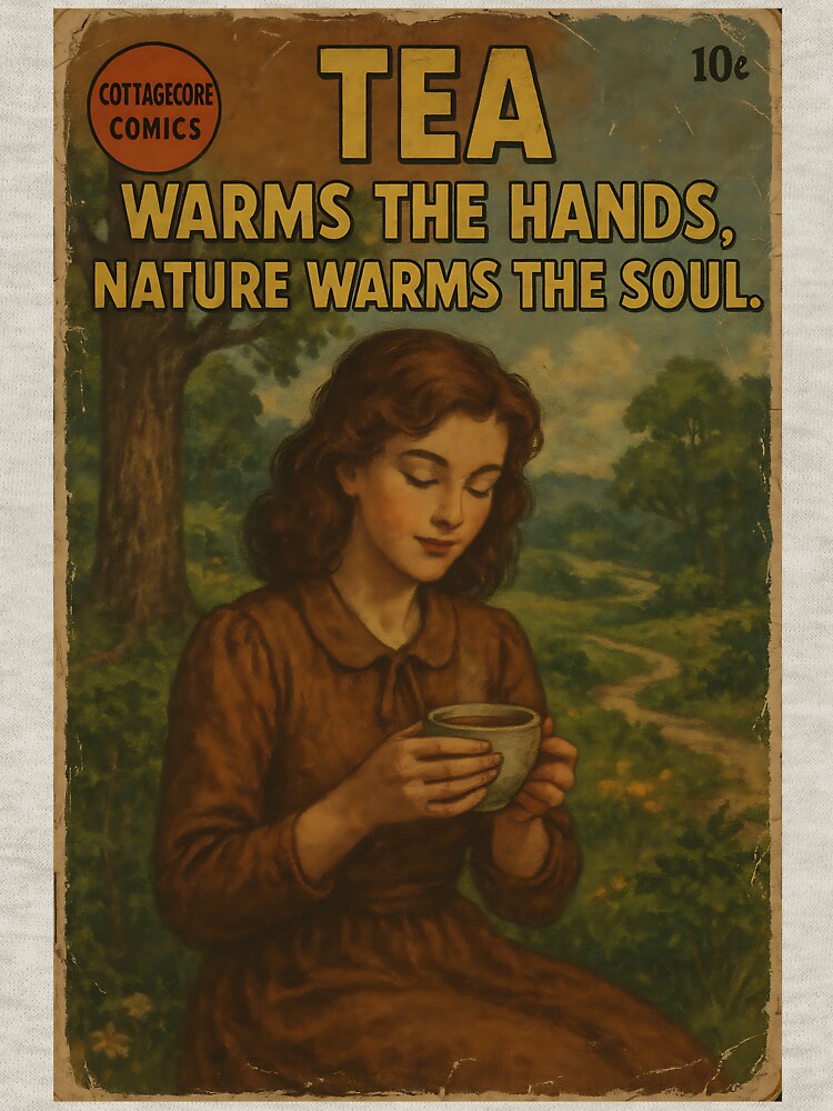 Cottagecore Aesthetic: Warming Hands and Soul by bapupa T-Shirts, Hoodie, Sweatshirt | BlankRebels.com (Image 3)
