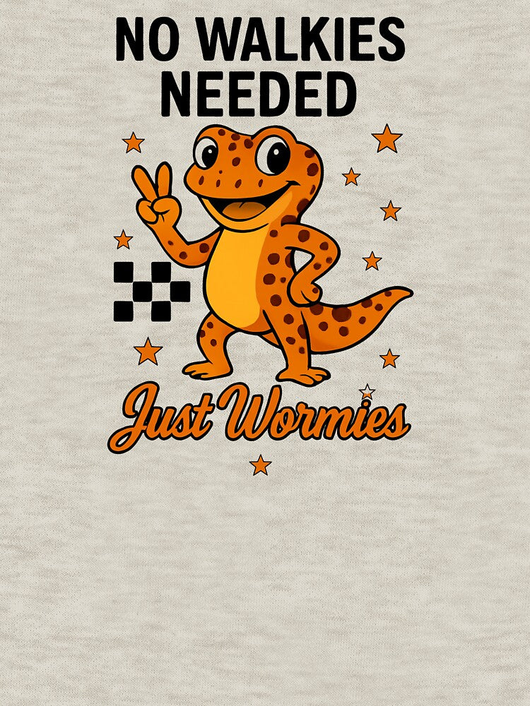 Gecko Life - No Walkies Needed Just Wormies by VinsendDraconi T-Shirts, Hoodie, Sweatshirt | BlankRebels.com (Image 3)
