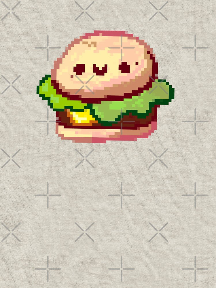 Pixel art Hamburger by Artofmayara T-Shirts, Hoodie, Sweatshirt | BlankRebels.com (Image 3)