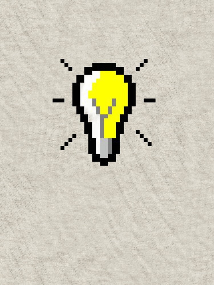 Idea light pixel design by FrostCore1 T-Shirts, Hoodie, Sweatshirt | BlankRebels.com (Image 3)