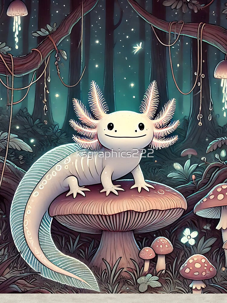 Axolotl Art #163 | Axolotl Lovers by ksgraphics222 T-Shirts, Hoodie, Sweatshirt | BlankRebels.com (Image 3)