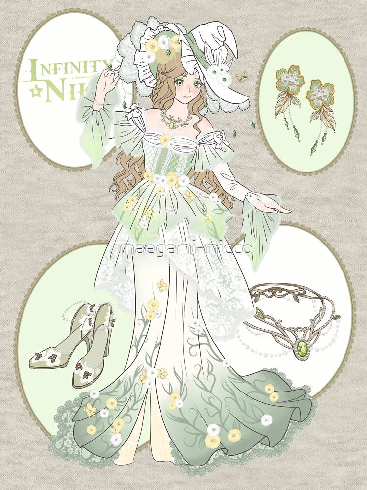 Nikki Rainfall & Blossoms Outfit by maegami-micco