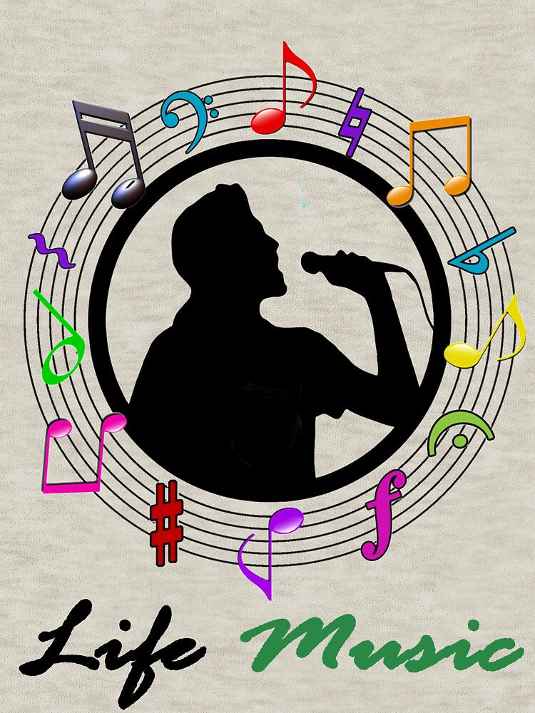 Life is Music by Niwain T-Shirts, Hoodie, Sweatshirt | BlankRebels.com (Image 3)
