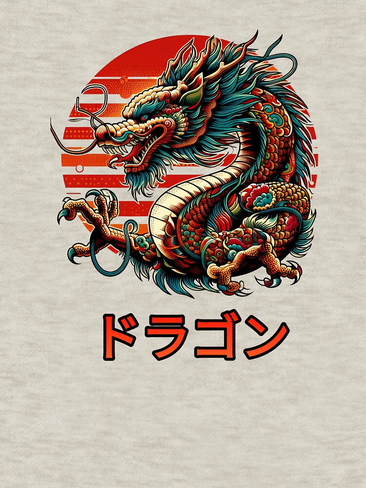 Japanese Dragon - Vintage art Japan by UrbanLayers T-Shirts, Hoodie, Sweatshirt | BlankRebels.com (Image 3)