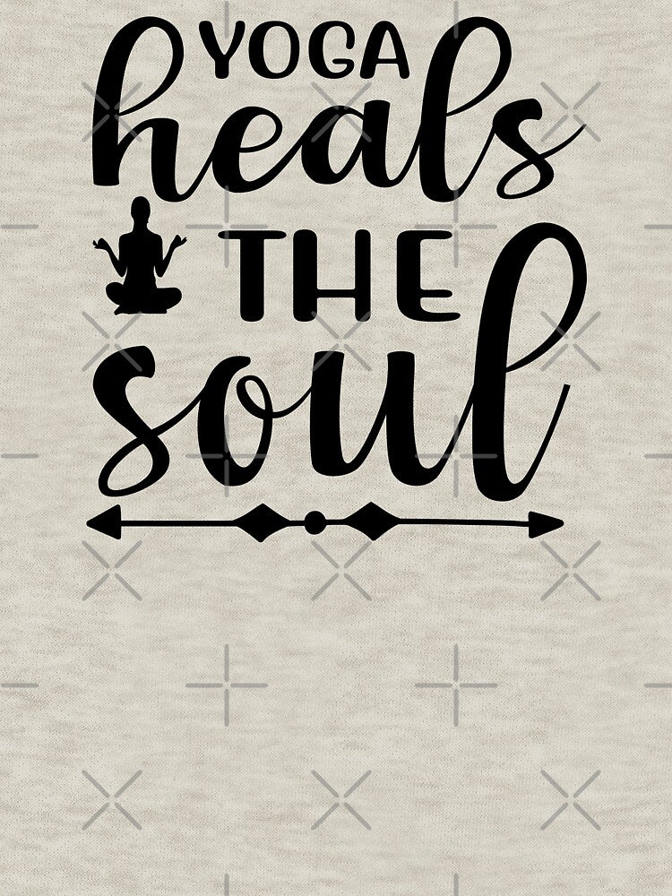 Yoga Saying Yoga Heals Soul Motivational Quote T-Shirts, Hoodie, Sweatshirt