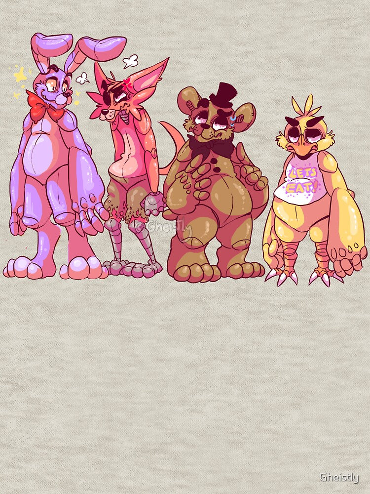 The Fazbear friends! by Gheistly