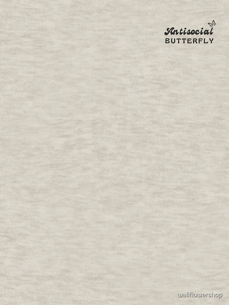Antisocial Butterfly | Introvert Quote by wallflowershop T-Shirts, Hoodie, Sweatshirt | BlankRebels.com (Image 3)