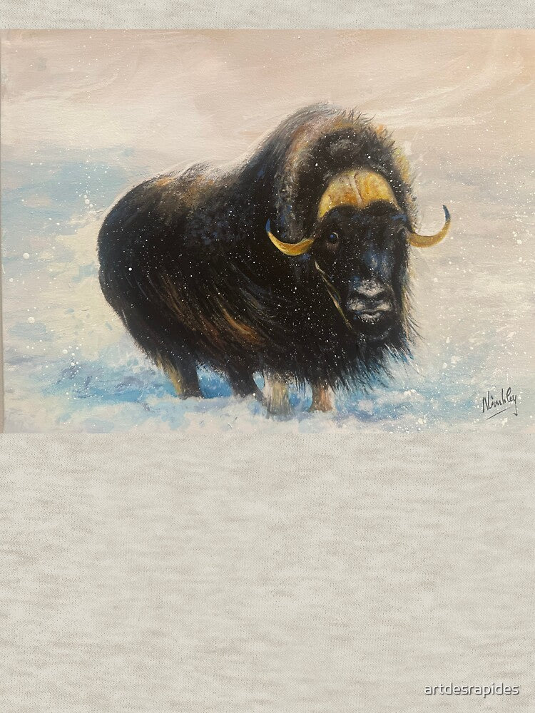 Musk Ox on the Tundra by Artdesrapides T-Shirts, Hoodie, Sweatshirt | BlankRebels.com (Image 3)