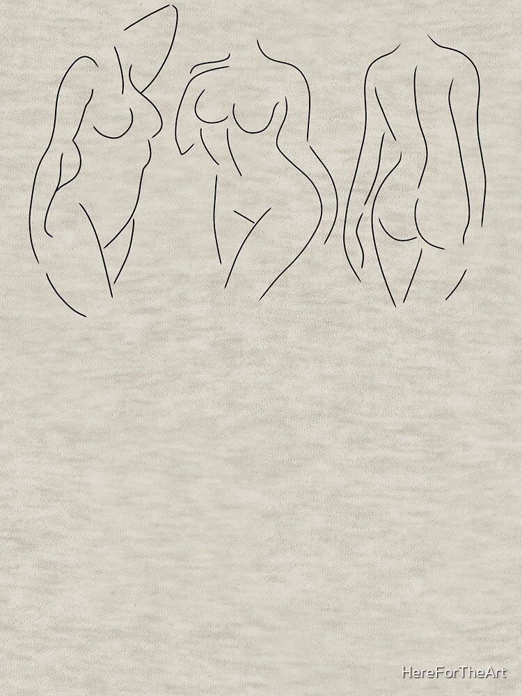 Women figures line art by HereForTheArt T-Shirts, Hoodie, Sweatshirt | BlankRebels.com (Image 3)