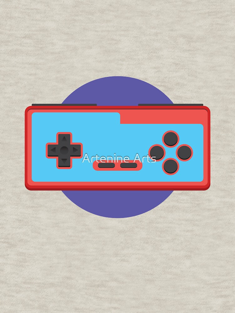 Retrocon One Retro 90s Game Controller Reimagined Redblue T-Shirts, Hoodie, Sweatshirt