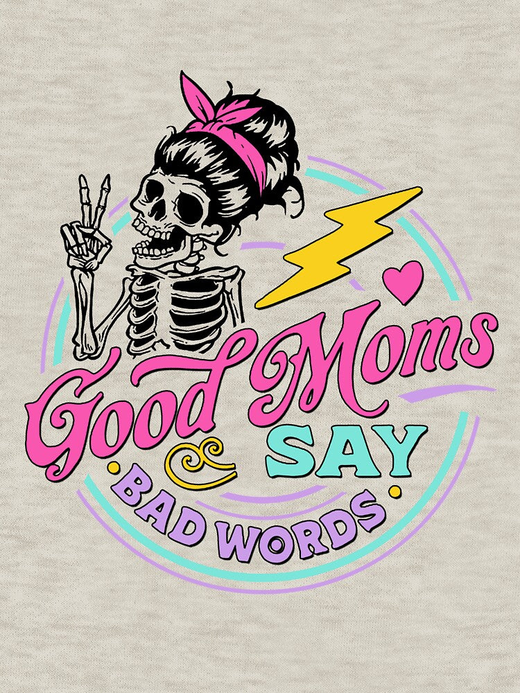 Retro Good Moms Say Bad Words T-Shirt for Mom, Funny Mom Tee, Mother Gift, Gift for Mom, Mother's Day Gift for Her (Image 3)