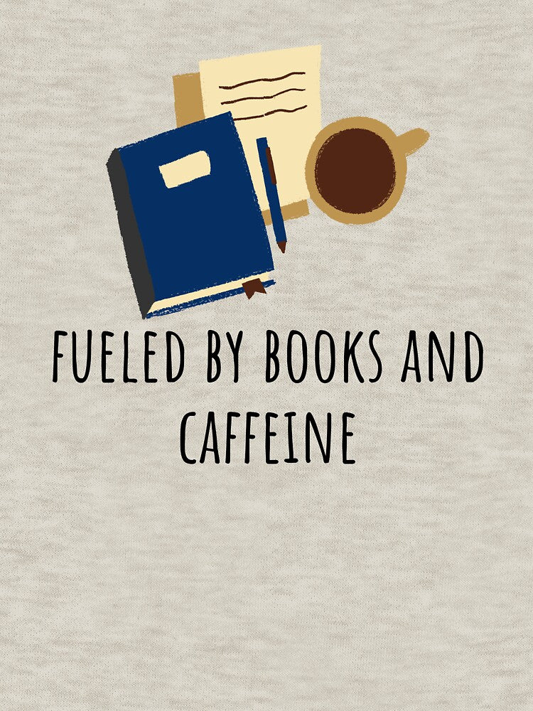 Book Aesthetic Fueled By Books And Coffee by EverAfterStudio T-Shirts, Hoodie, Sweatshirt | BlankRebels.com (Image 3)