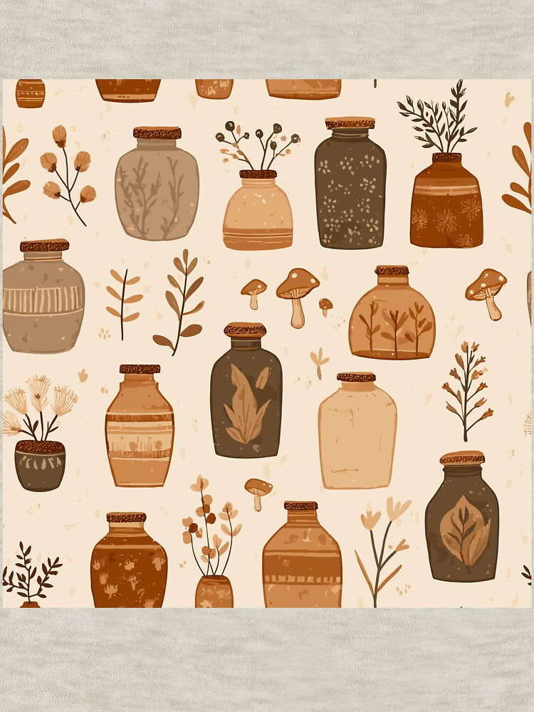 Whimsical Cottagecore Pattern by bapupa T-Shirts, Hoodie, Sweatshirt | BlankRebels.com (Image 3)