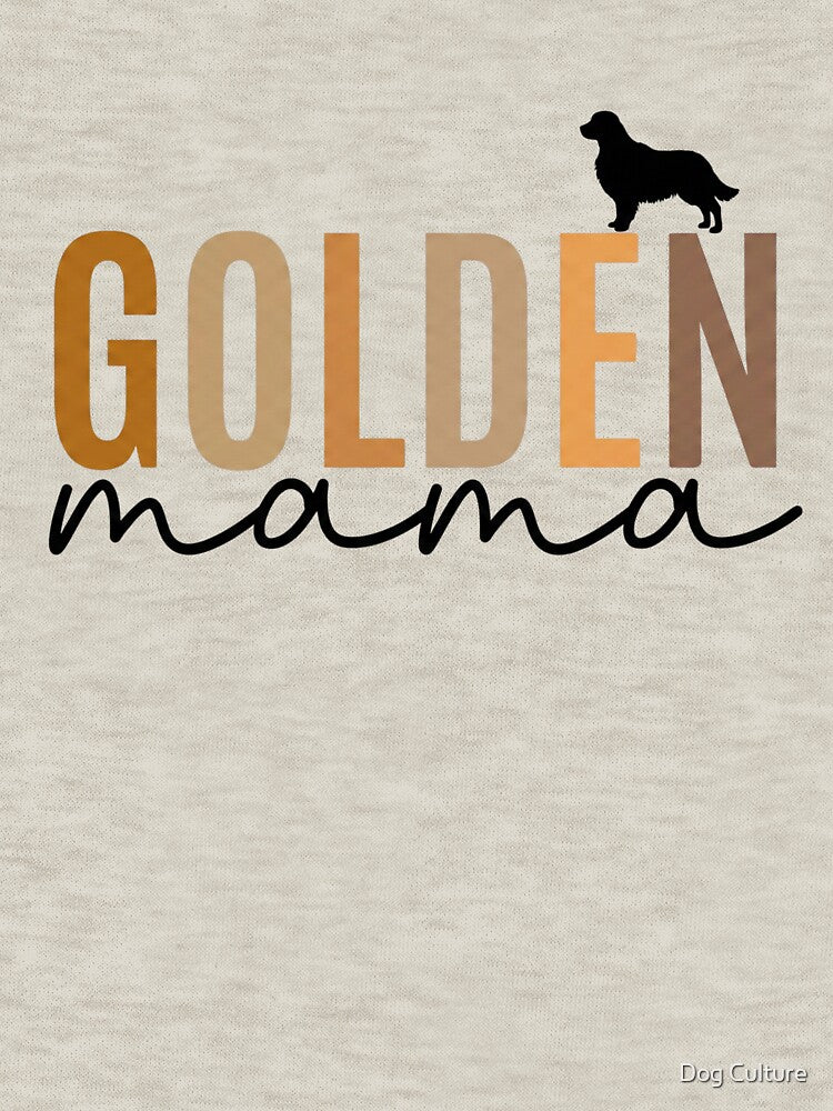 Golden Mama Shirt – Golden Retriever Dog Mom Minimalist Gift by Dog Culture