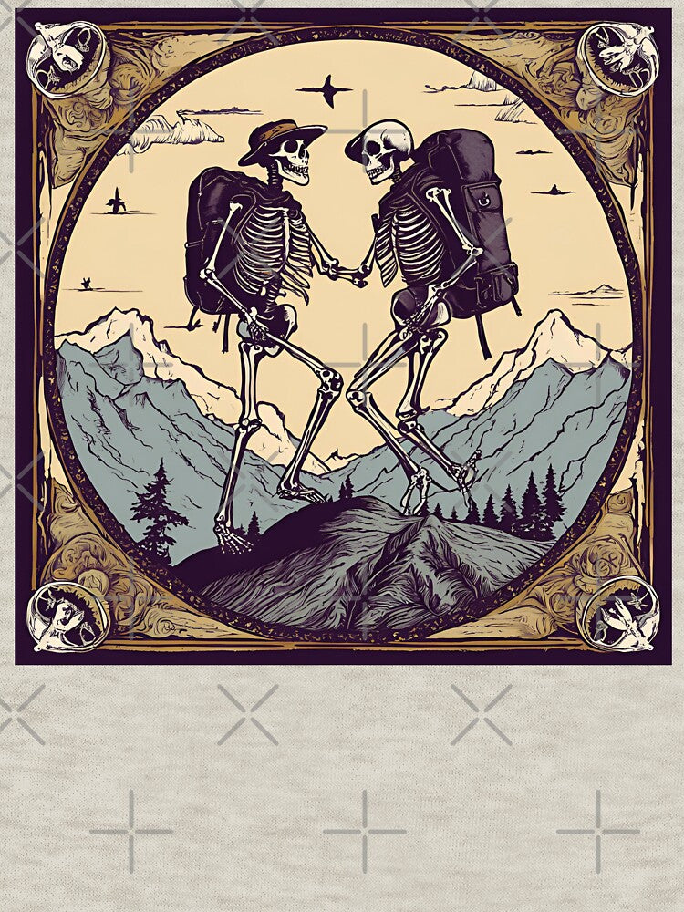 Backpacking skeletons by FitEnvy T-Shirts, Hoodie, Sweatshirt | BlankRebels.com (Image 3)