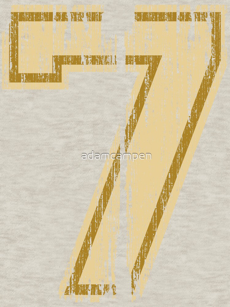 Vintage Distressed Sports Number 7 by adamcampen T-Shirts, Hoodie, Sweatshirt | BlankRebels.com (Image 3)