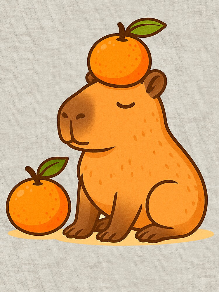 Capybara Citrus Zen by Parallel Universe T-Shirts, Hoodie, Sweatshirt | BlankRebels.com (Image 3)