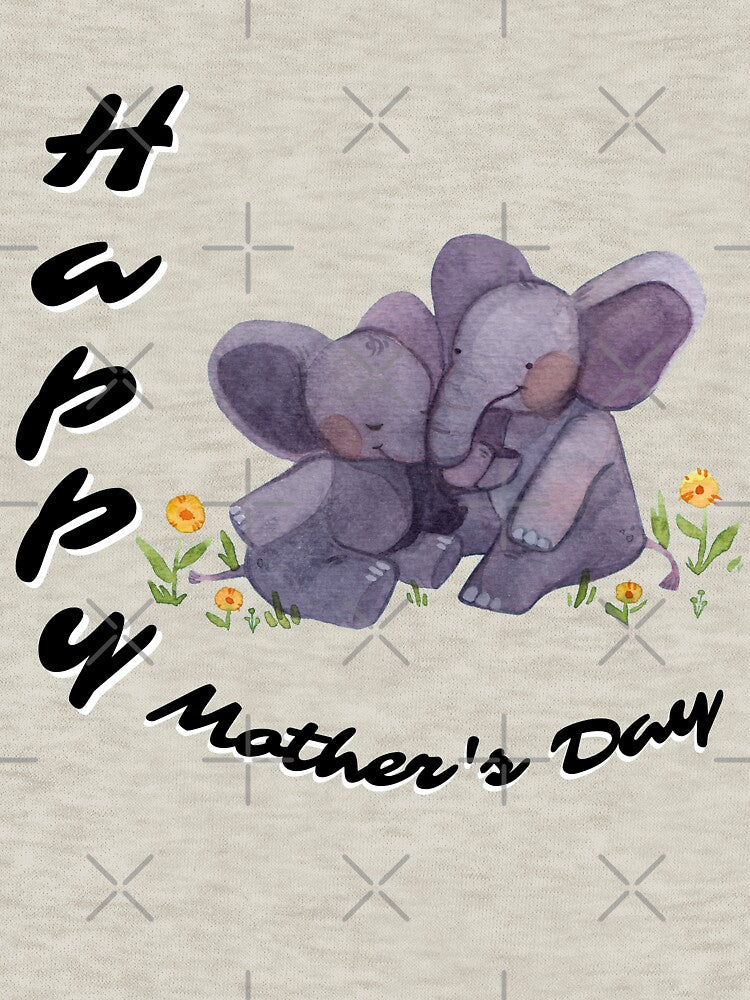 Elephant Mom and cub | Mother's Day by pod-plus-plus T-Shirts, Hoodie, Sweatshirt | BlankRebels.com (Image 3)
