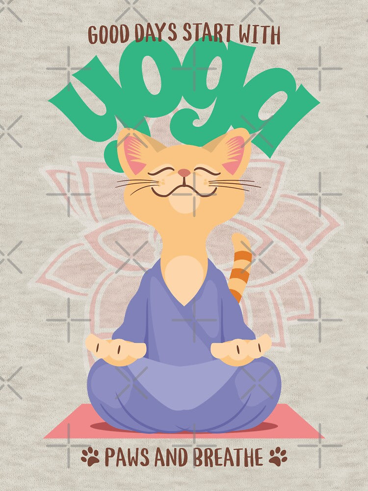 Good Days Start Yoga Paws Breathe T-Shirts, Hoodie, Sweatshirt