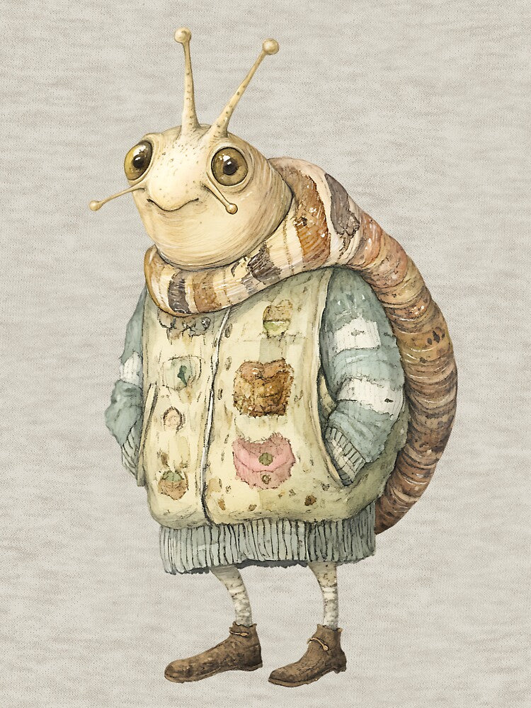 Cozy Cottagecore Snail by bapupa T-Shirts, Hoodie, Sweatshirt | BlankRebels.com (Image 3)