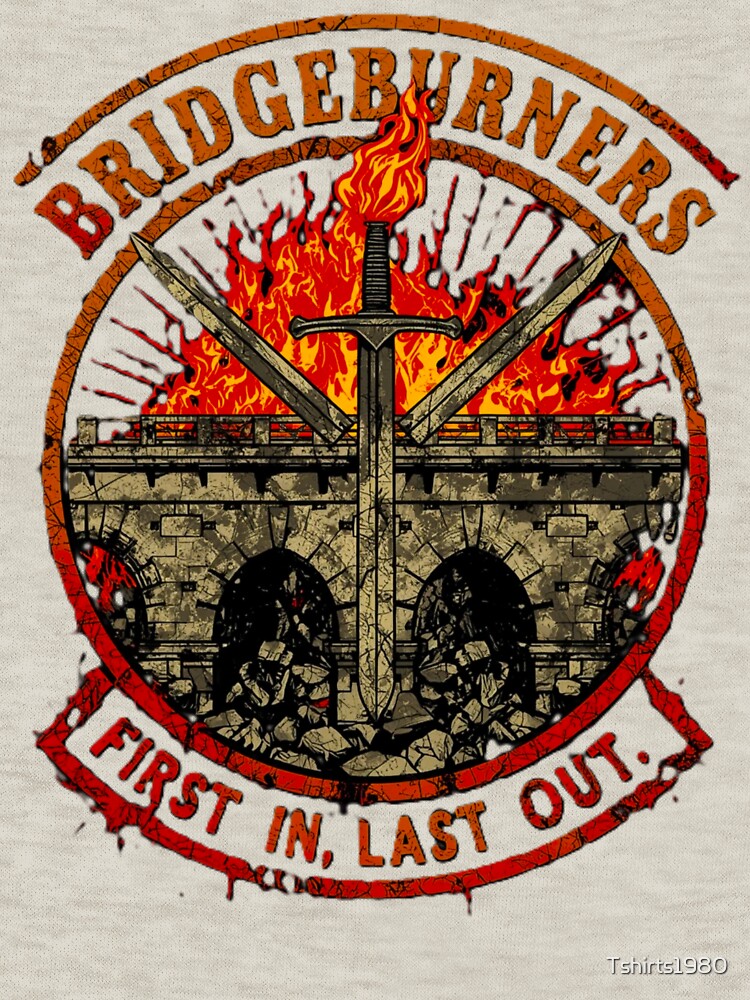 Bridgeburners Emblem – Malazan 1st Company Military Crest v5 by Tshirts1980 T-Shirts, Hoodie, Sweatshirt (Image 3)