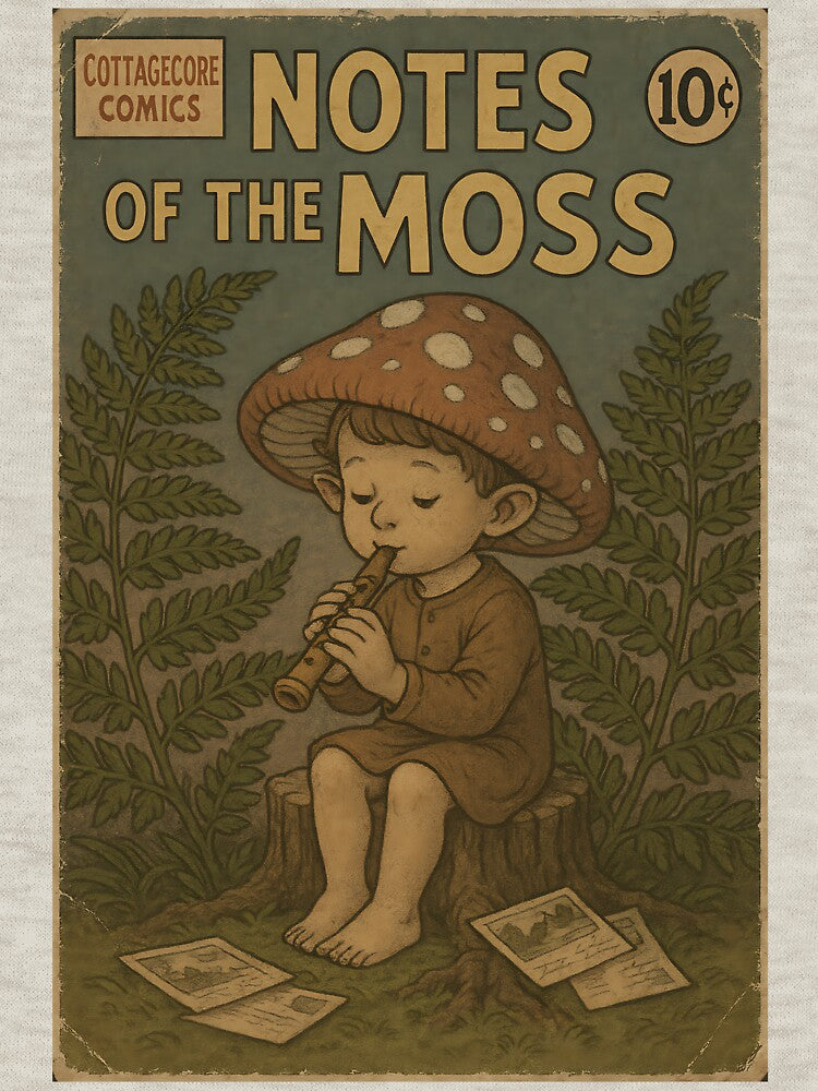 Nostalgic Cottagecore: Notes of the moss by bapupa T-Shirts, Hoodie, Sweatshirt | BlankRebels.com (Image 3)