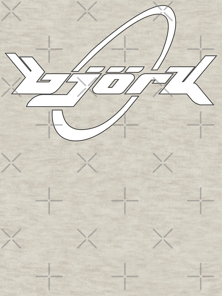Bjork Debut Vintage Circle Logo (White) by hypelaboratory T-Shirts, Hoodie, Sweatshirt | BlankRebels.com (Image 3)