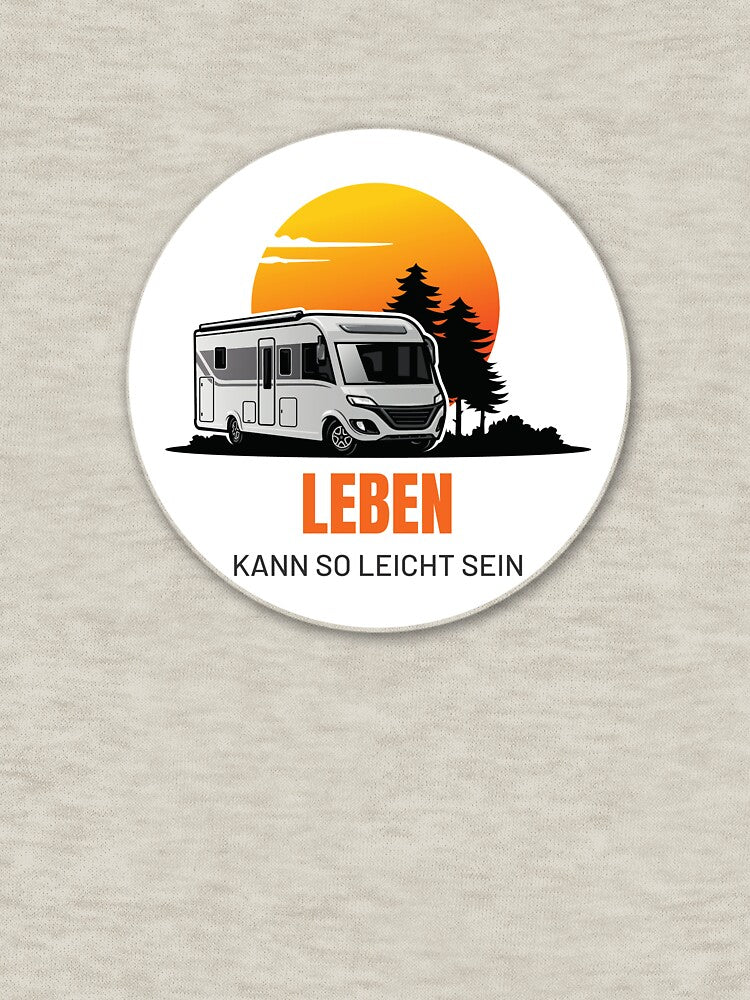 LIFE CAN BE SO EASY. Camping Caravan Campervan Camper Design T-Shirt Hoodie Cup individually mobile freedom by... (Image 3)