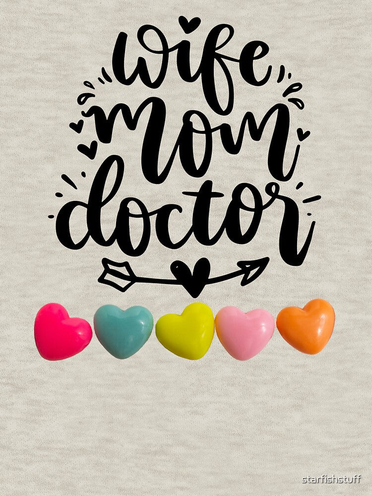 Doctors Are Super AND MOMS by starfishstuff T-Shirts, Hoodie, Sweatshirt | BlankRebels.com (Image 3)