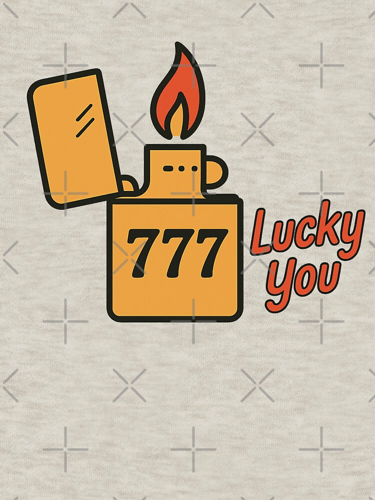 Lucky You 777 Lighter Design by Nuvijo T-Shirts, Hoodie, Sweatshirt | BlankRebels.com (Image 3)