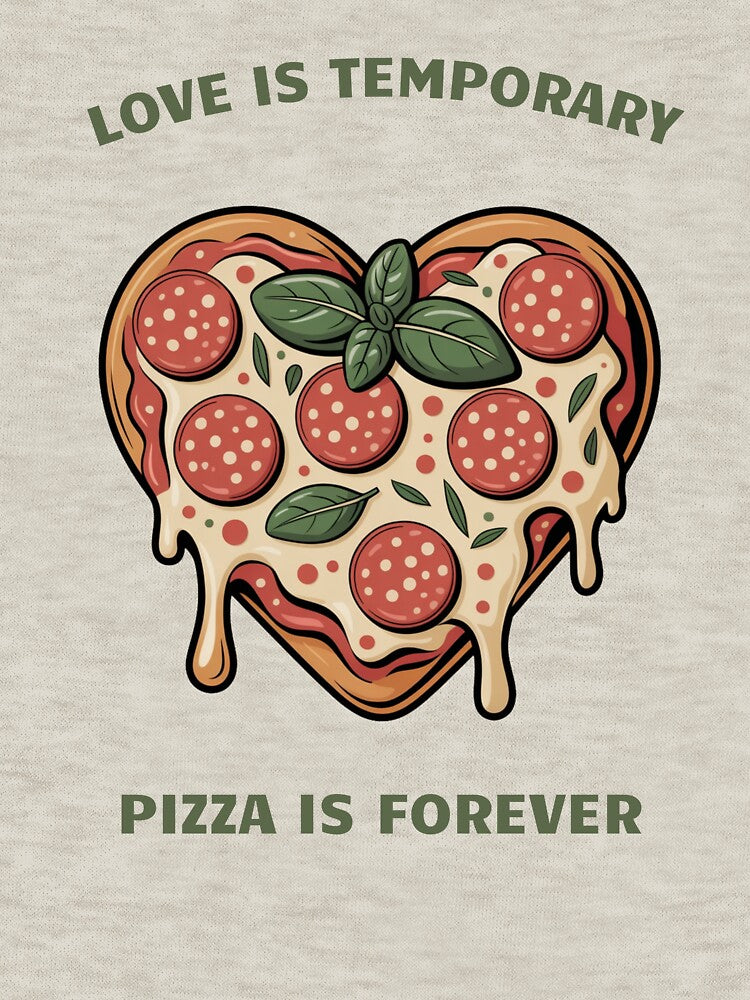 Funny Pizza Valentine Heart Illustration – Food Lover Humor Design by Artur-GrafiTee T-Shirts, Hoodie, Sweatshirt (Image 3)