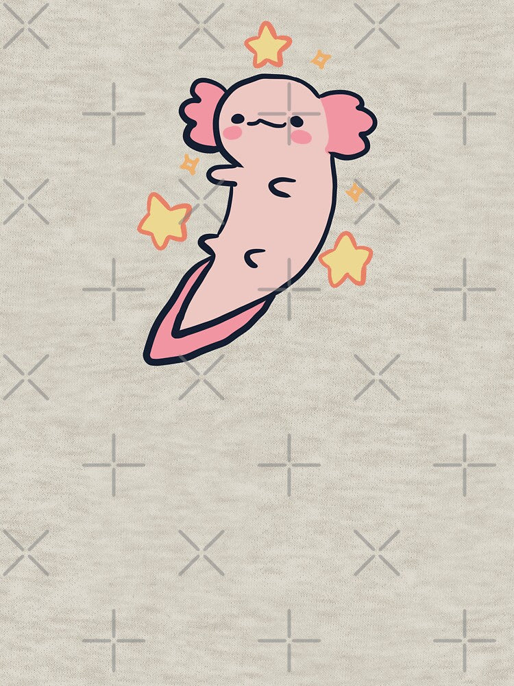 Cute Axolotl with stars by Artofmayara T-Shirts, Hoodie, Sweatshirt | BlankRebels.com (Image 3)