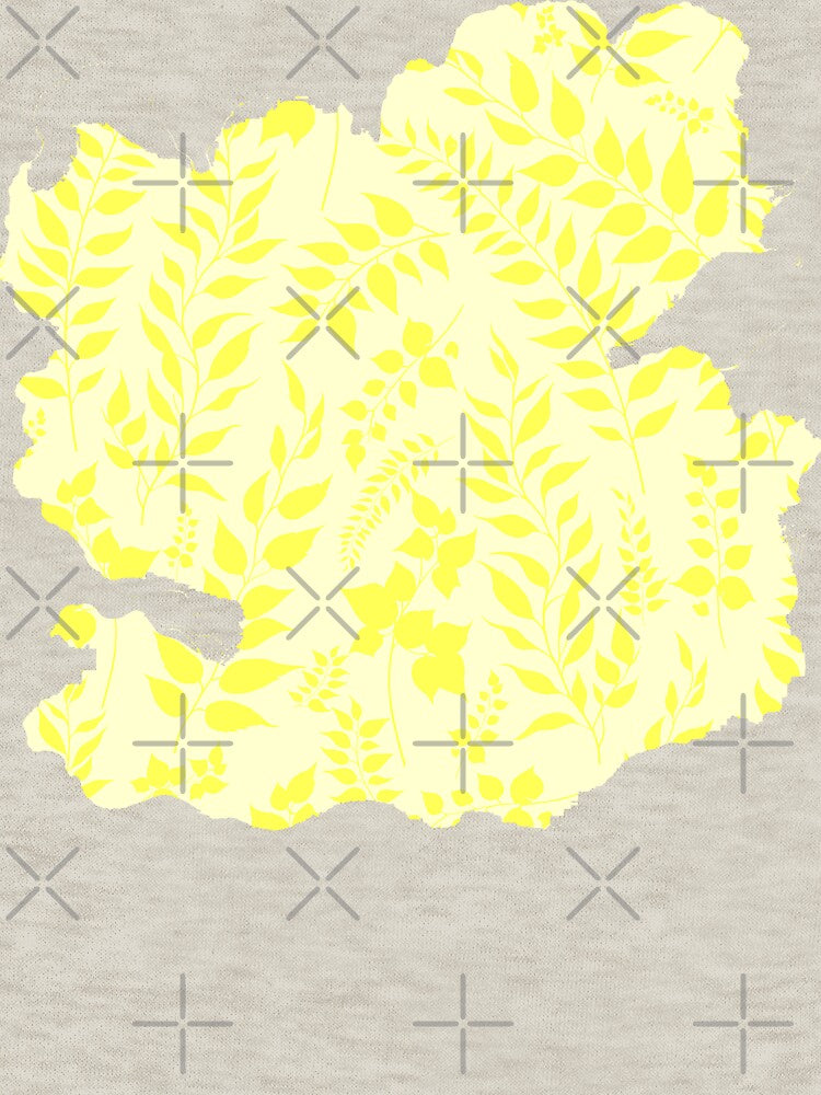 Greenery Botanical Print Yellow Leaves by SilverPegasus T-Shirts, Hoodie, Sweatshirt | BlankRebels.com (Image 3)