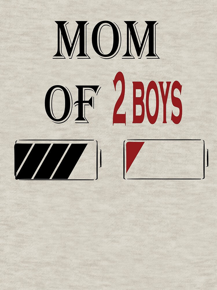 Copy of Mom of 2 Boys Funny Mothers Day by FatehDesign T-Shirts, Hoodie, Sweatshirt | BlankRebels.com (Image 3)