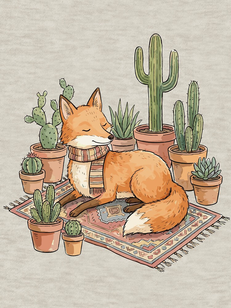 Boho Aesthetic: Desert Fox Dreamer by bapupa T-Shirts, Hoodie, Sweatshirt | BlankRebels.com (Image 3)