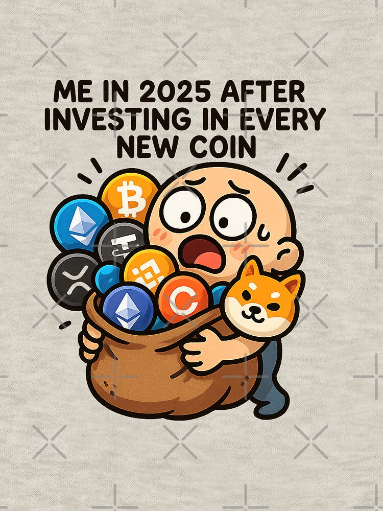 Invested in Every Coin – Crypto Bag Overflow Meme by Bratak T-Shirts, Hoodie, Sweatshirt | BlankRebels.com (Image 3)